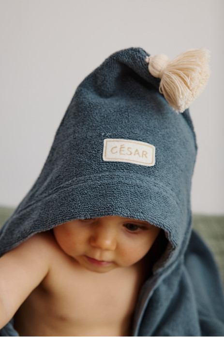 capa de baño de esponja personalizada para bebé