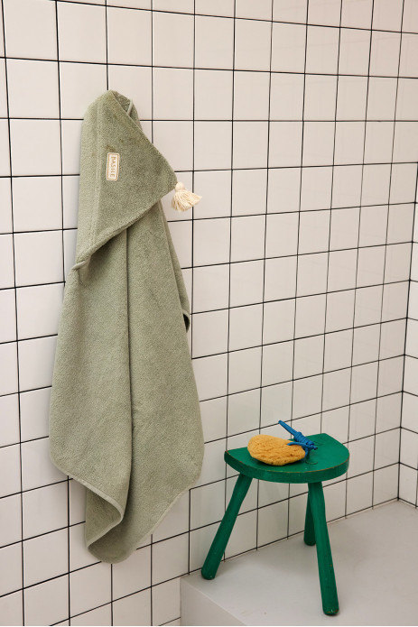 capa de baño de esponja personalizada para bebé