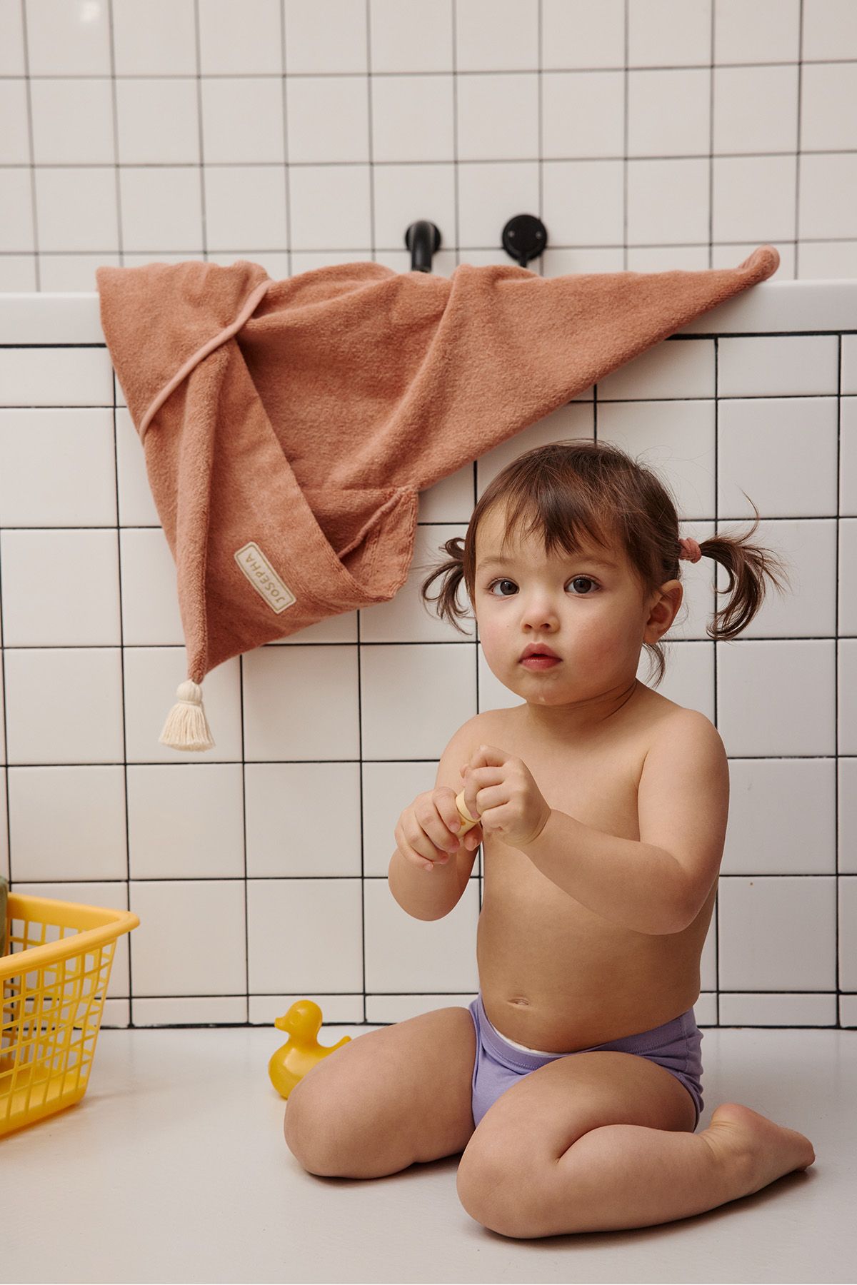 capa de baño de esponja personalizada para bebé
