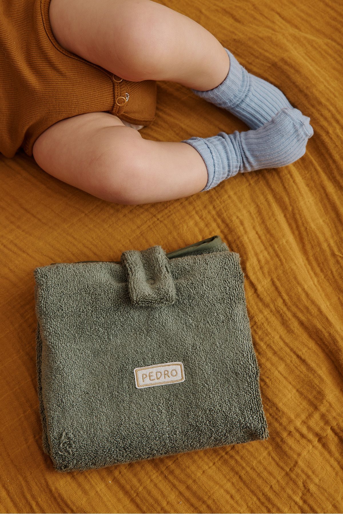 cambiador de viaje personalizable para bebé