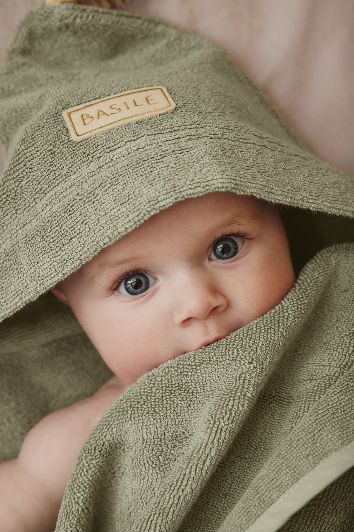 capa de baño de esponja personalizada para bebé