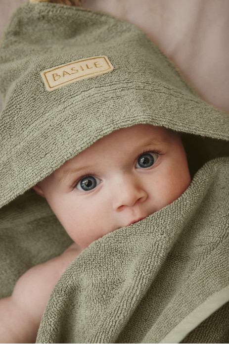 capa de baño de esponja personalizada para bebé