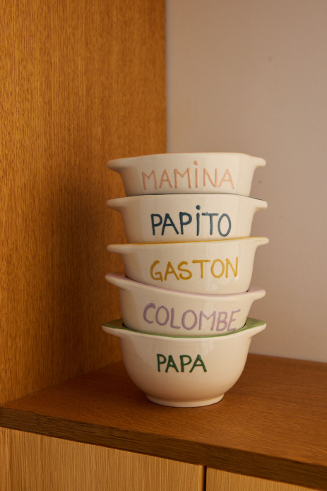 lovely personalized maison roussot bowl for the whole family