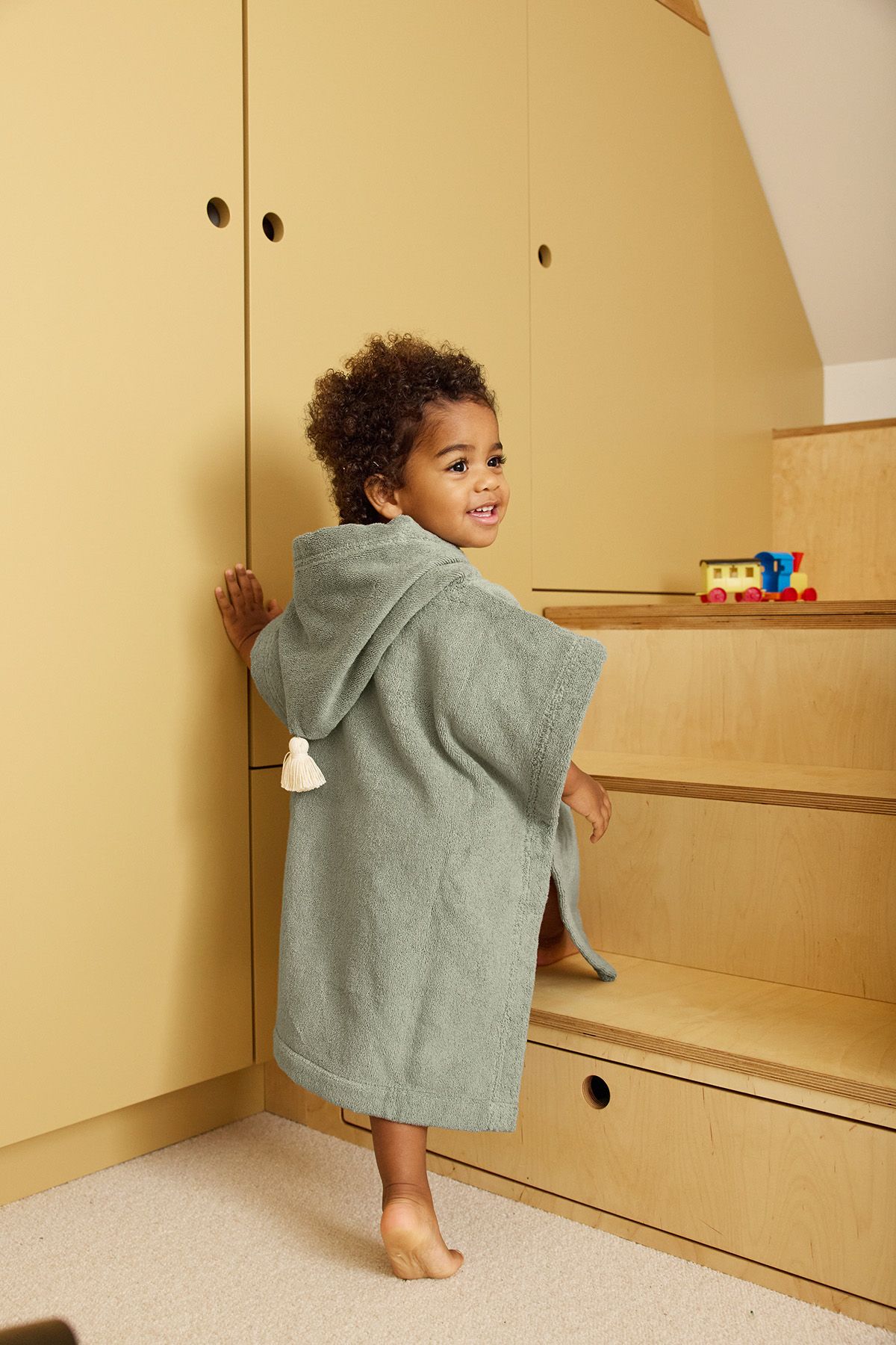 poncho infantil personalizado en esponja absorbente