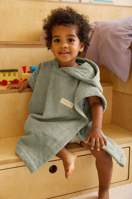 poncho infantil personalizado en esponja absorbente