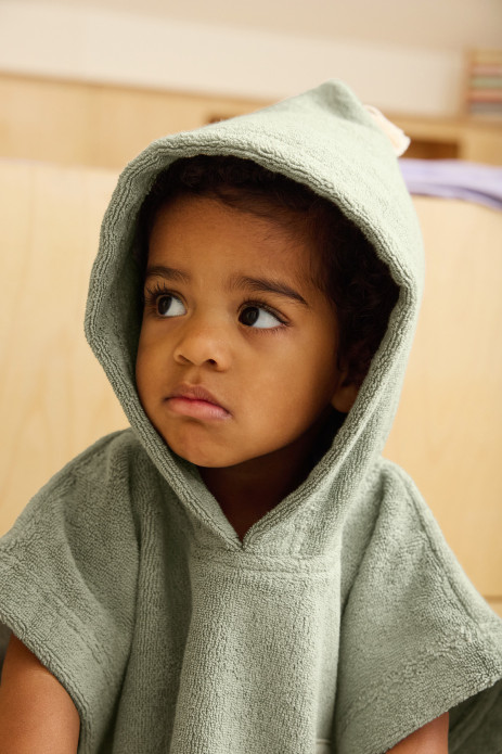 poncho infantil personalizado en esponja absorbente