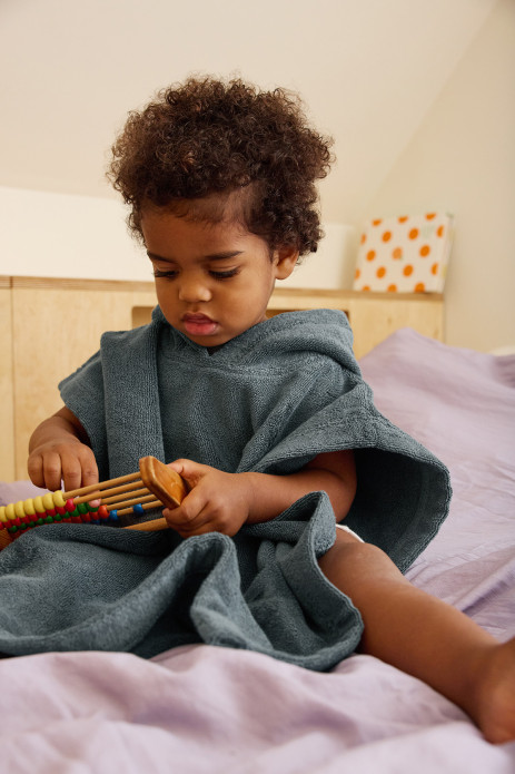 poncho infantil personalizado en esponja absorbente
