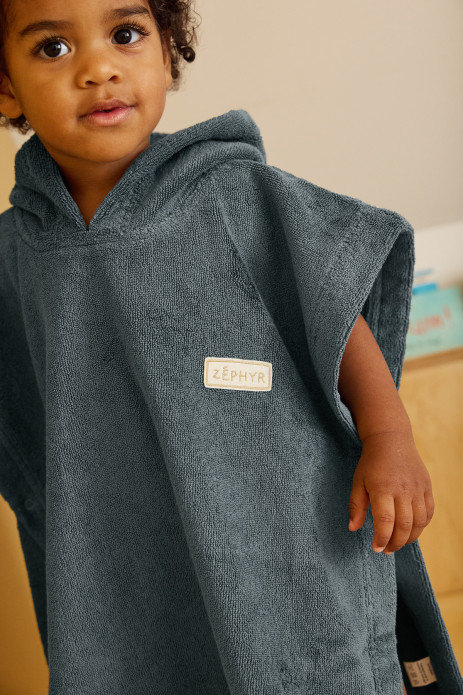 poncho infantil personalizado en esponja absorbente