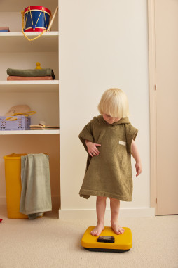poncho infantil personalizado en esponja absorbente