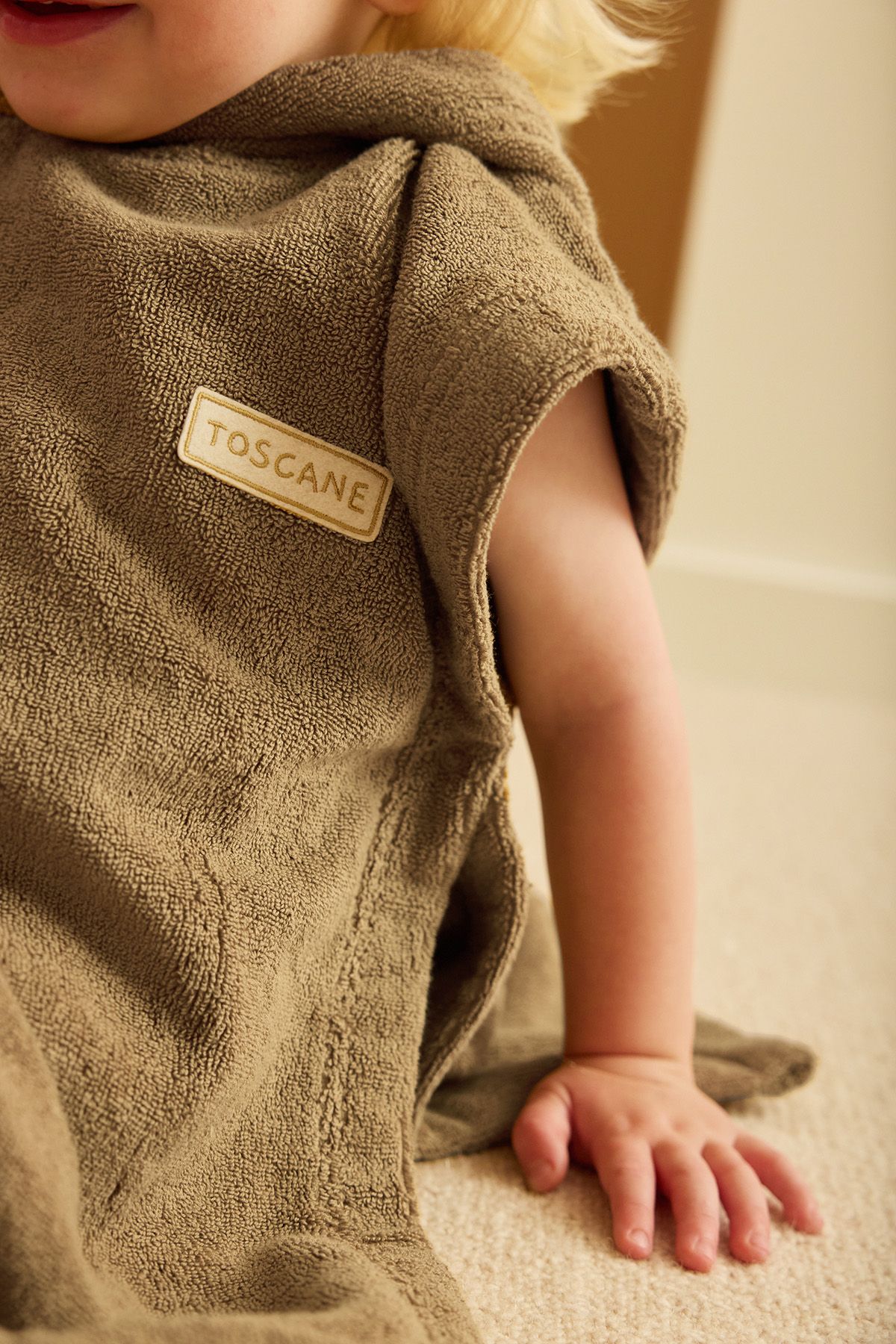poncho infantil personalizado en esponja absorbente
