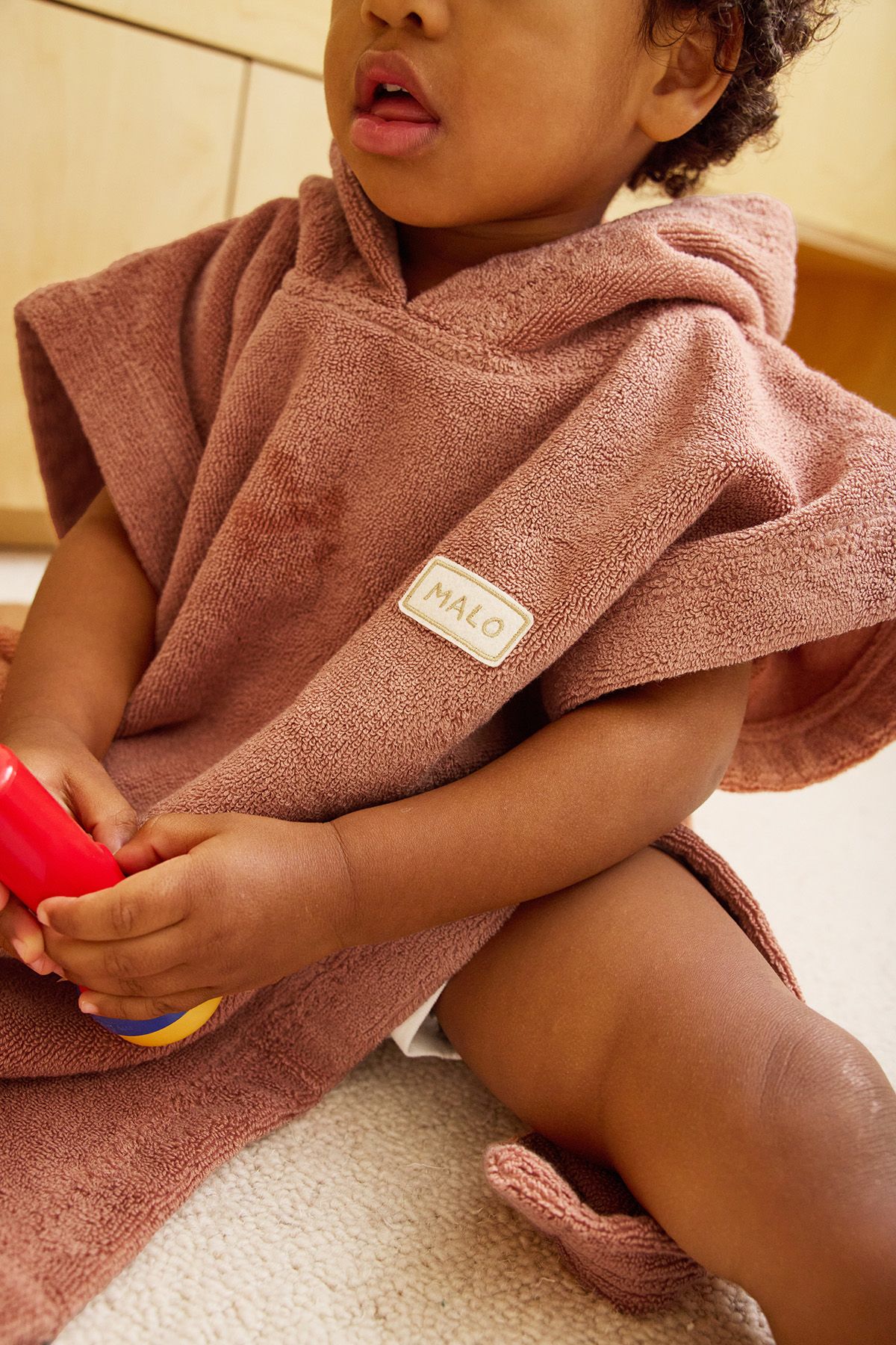 poncho infantil personalizado en esponja absorbente