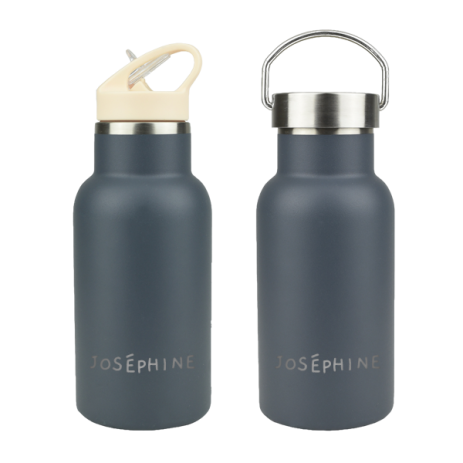 cantimplora de agua de acero inoxidable para niños - lisa y personalizable
