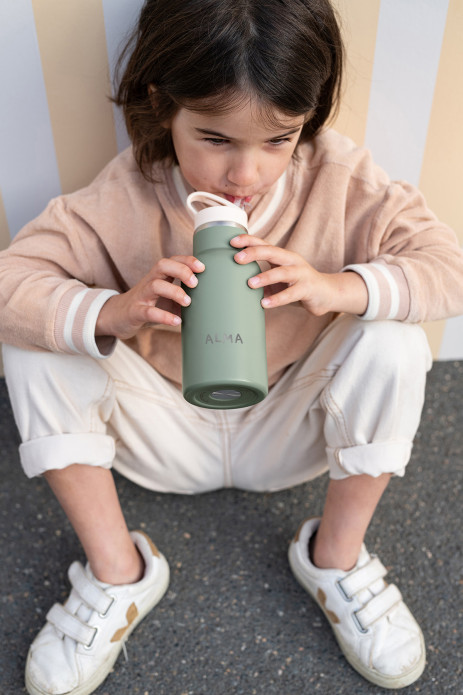 stainless steel water bottle for children - plain and customizable