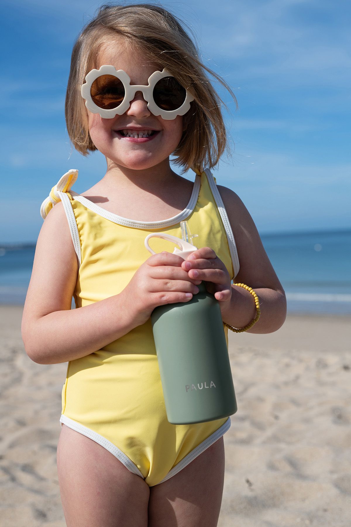 cantimplora de agua de acero inoxidable para niños - lisa y personalizable