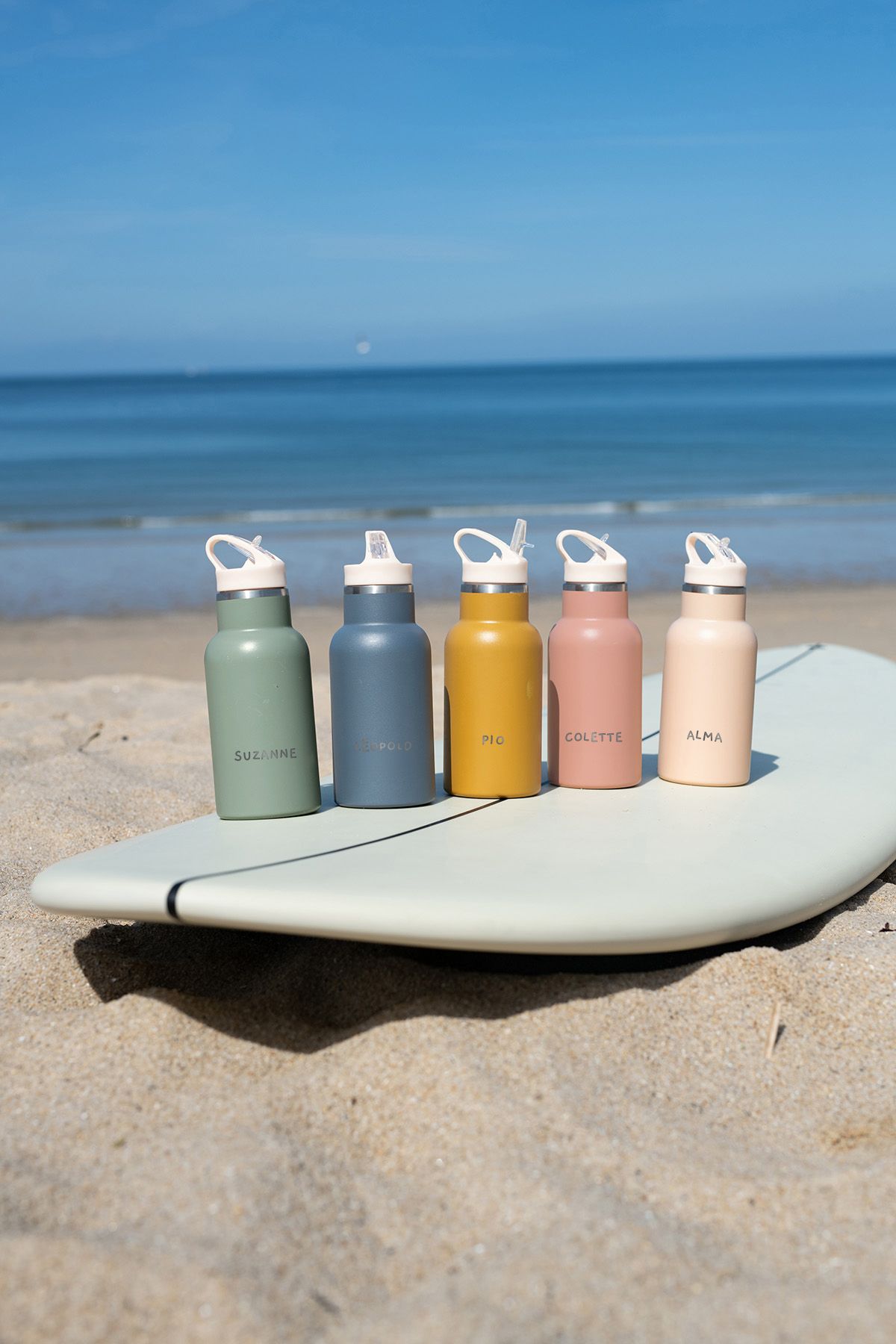 stainless steel water bottle for children - plain and customizable
