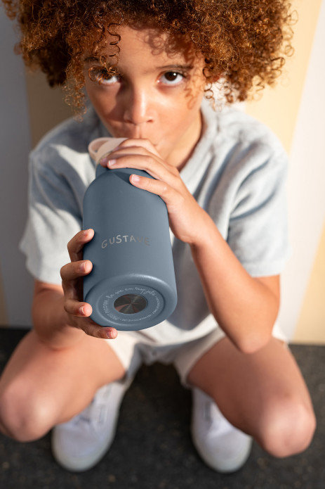 cantimplora de agua de acero inoxidable para niños - lisa y personalizable