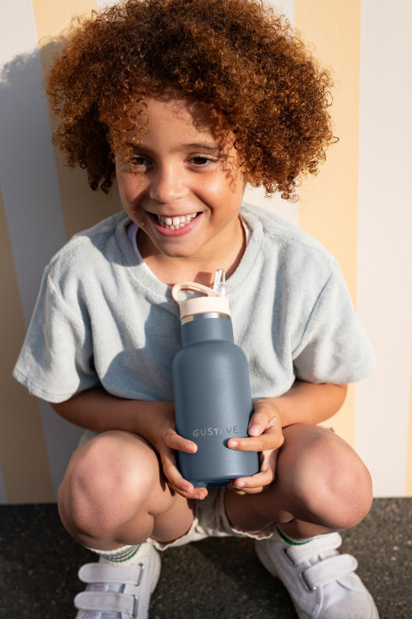 cantimplora de agua de acero inoxidable para niños - lisa y personalizable