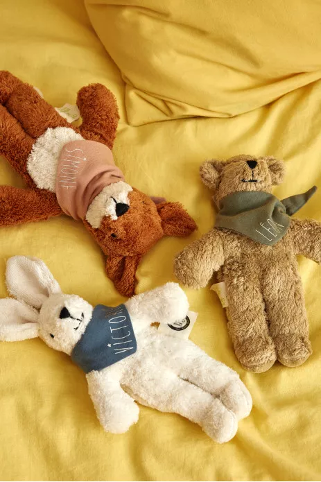 Peluche conejito con pañuelo personalizado