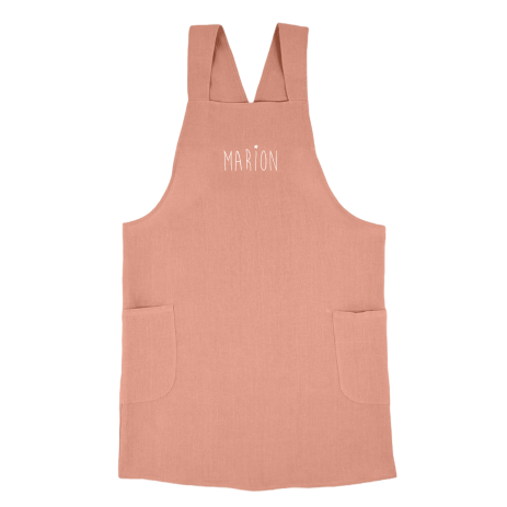 delantal de cocina para adulto personalizado - liso y de lino