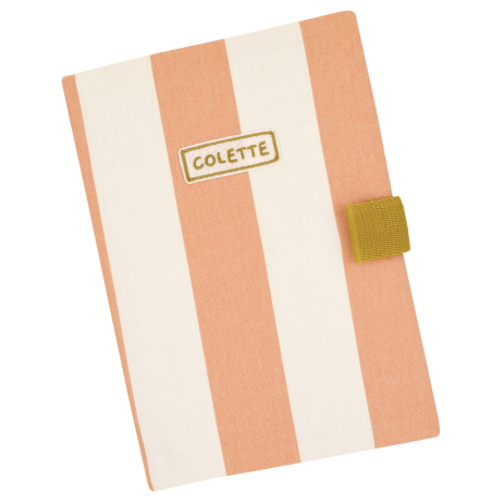 protector de cartilla de salud a rayas personalizable