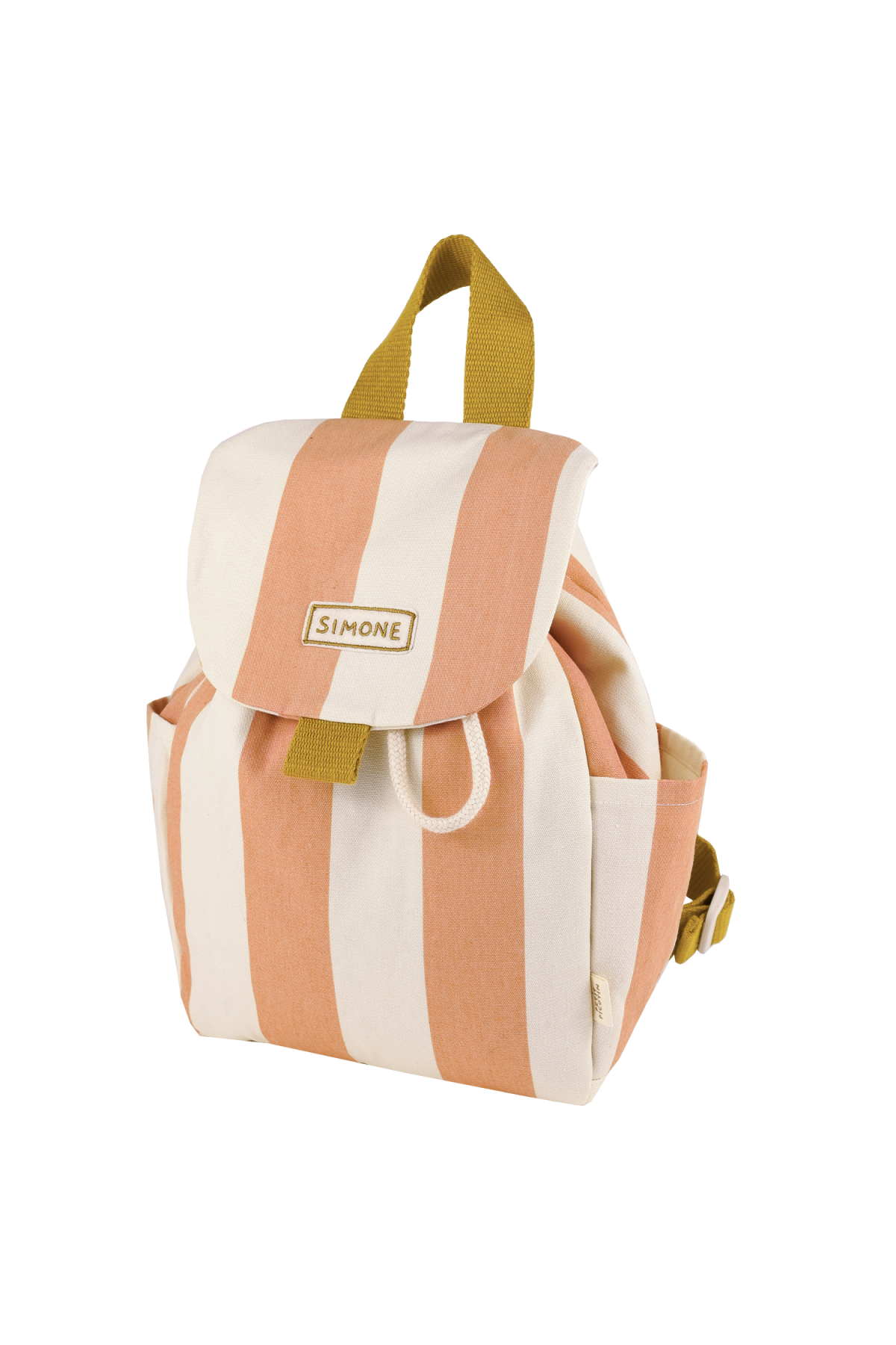 mochila a rayas personalizable para niño