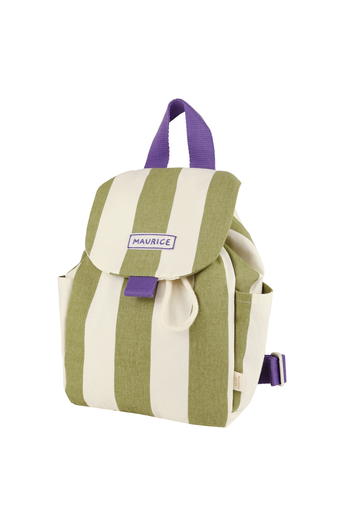 mochila a rayas personalizable para niño