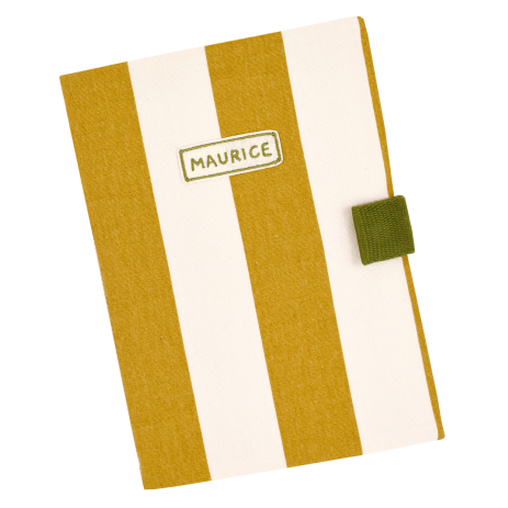 protector de cartilla de salud a rayas personalizable