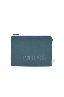 bolsillo - portapasaporte personalizado con cremallera liso y de algodón