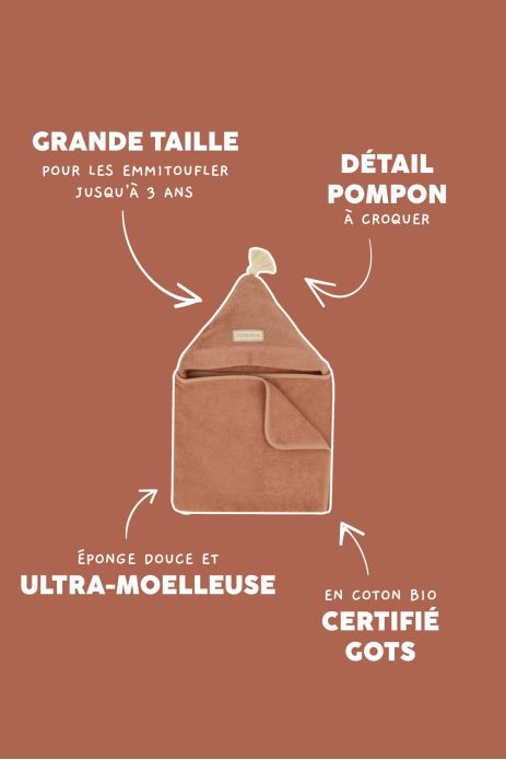 capa de baño de esponja personalizada para bebé