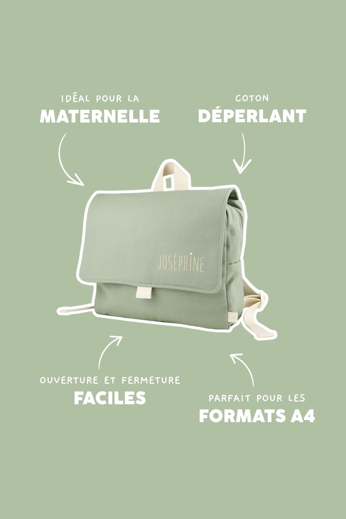 mochila escolar infantil flexible y personalizada para niño