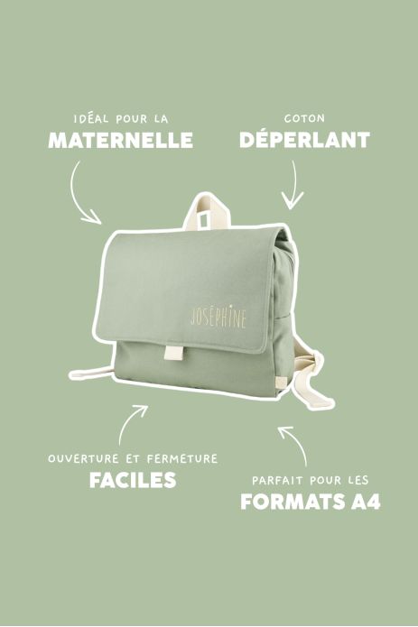 mochila escolar infantil flexible y personalizada para niño