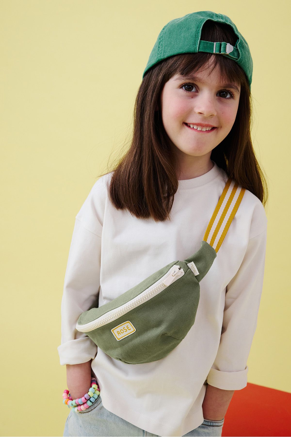 riñonera personalizada para niños a rayas y lisa