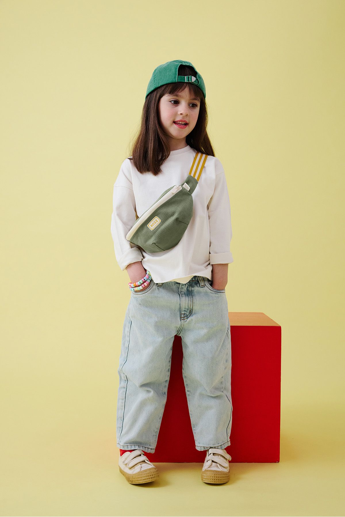 riñonera personalizada para niños a rayas y lisa