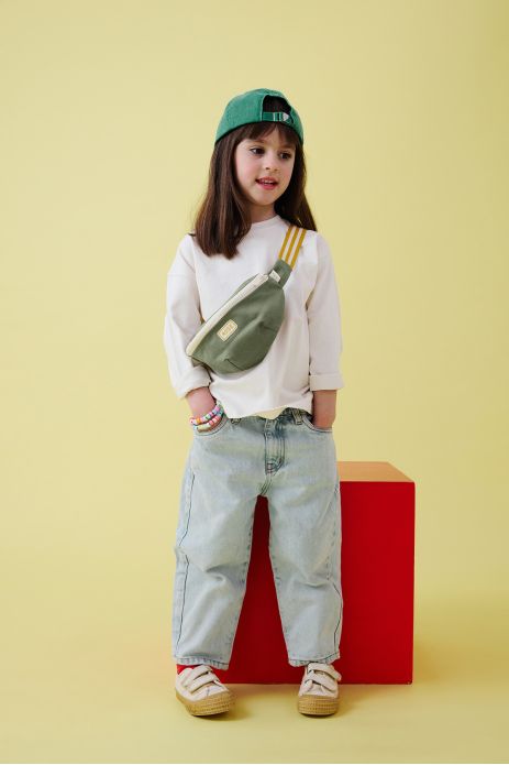 riñonera personalizada para niños a rayas y lisa