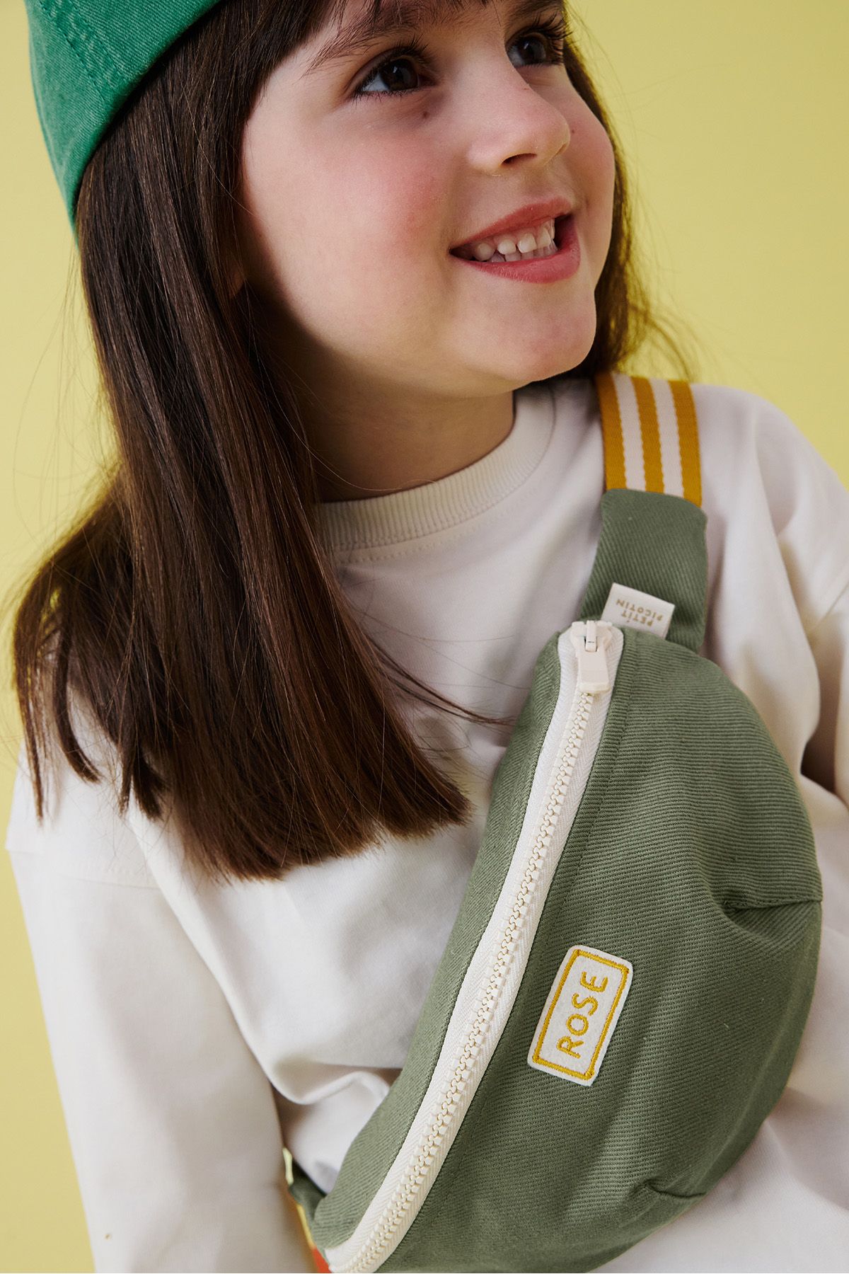riñonera personalizada para niños a rayas y lisa