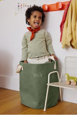 gran cesta de almacenamiento personalizada decoración habitación infantil