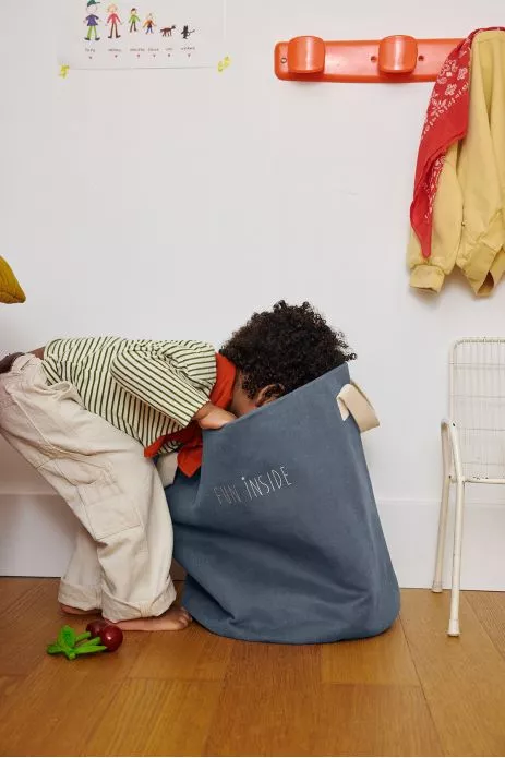 gran cesta de almacenamiento personalizada decoración habitación infantil