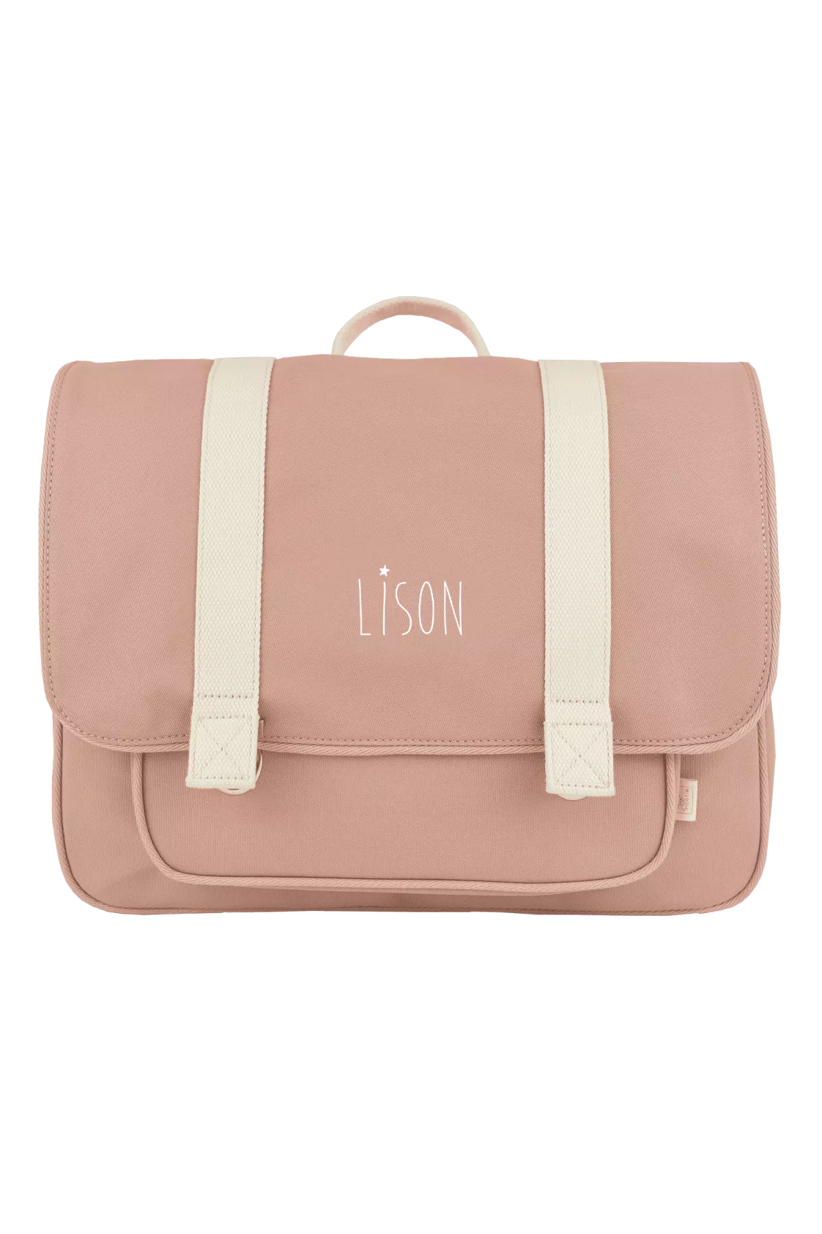 solid elementary school backpack - rigid and personalized