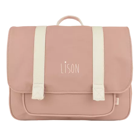 solid elementary school backpack - rigid and personalized