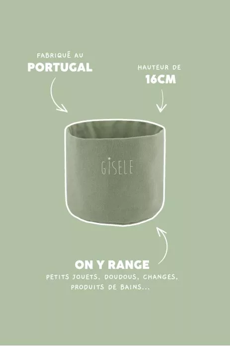 cesta de almacenamiento de algodón grueso personalizable