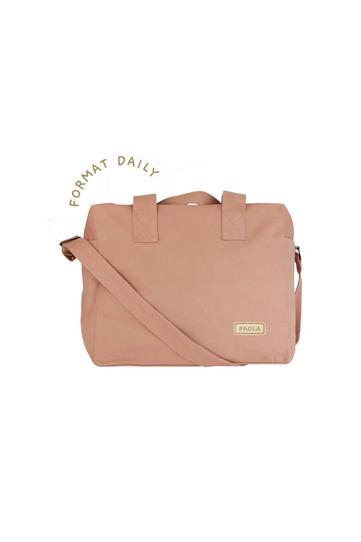 small personalizable swaddle bag for baby parent