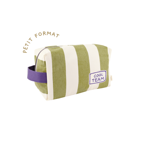 pequeño neceser a rayas personalizable