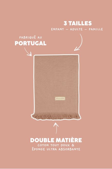 fouta de playa para adulto - lisa y personalizable