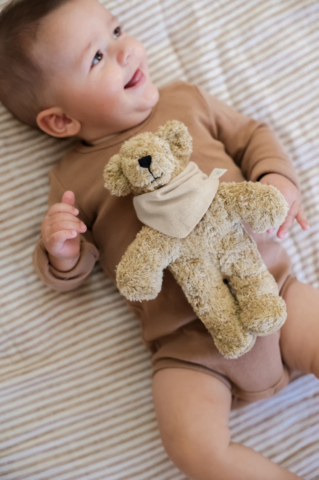 teddy bear - personalized bear comforter for baby child