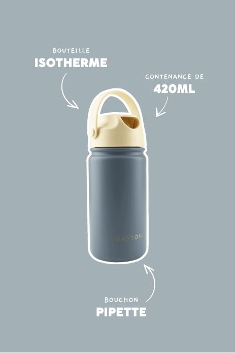 bonita botella de agua infantil personalizable