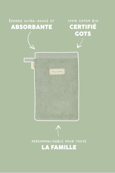 manopla de baño personalizada en esponja absorbente