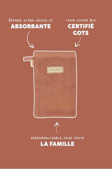 manopla de baño personalizada en esponja absorbente