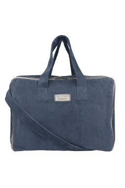 maleta grande con cremallera en terciopelo personalizable