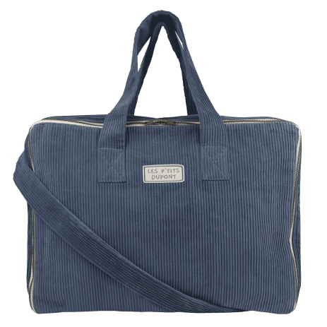 maleta grande con cremallera en terciopelo personalizable