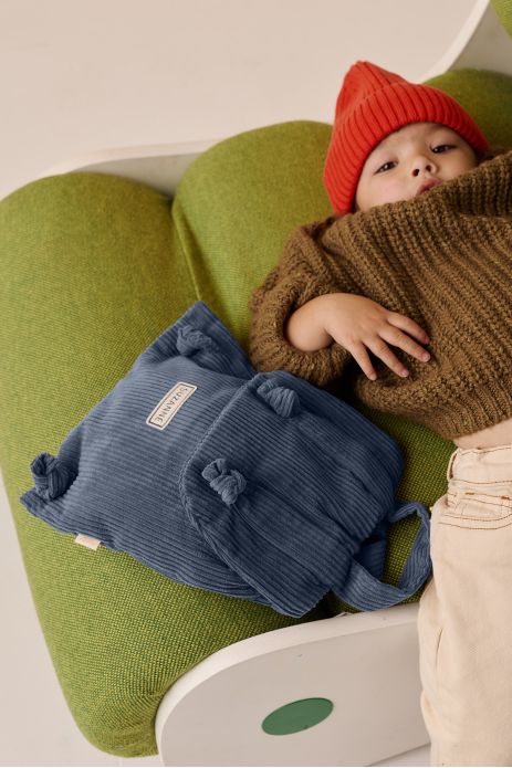 mochila para bebé en terciopelo personalizable